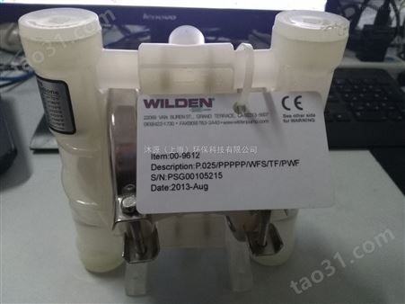 美国威尔顿WILDEN 半寸1/2寸口径DN15气动隔膜泵P200/AAPPP/TSU/TF/ATF