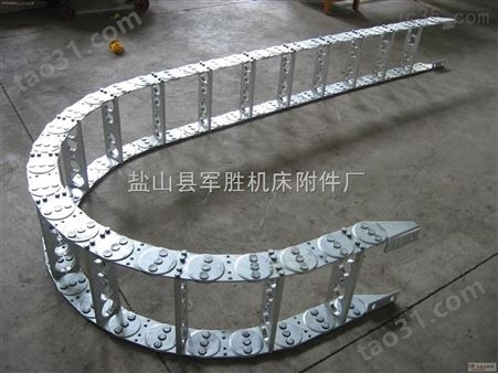供应机床线缆穿线钢制拖链