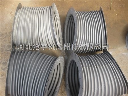 灰色硅钛布圆形通风伸缩软连接生产商