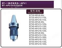 BT-一体式钻夹头（APU）