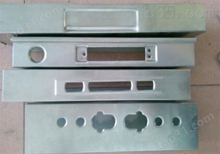 2-8门框铝合金豪华液压门锁组合锁孔机