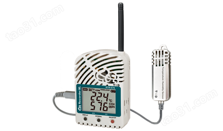 日本tandd进口RTR-576-S温湿度传感器的无线二氧化碳记录仪